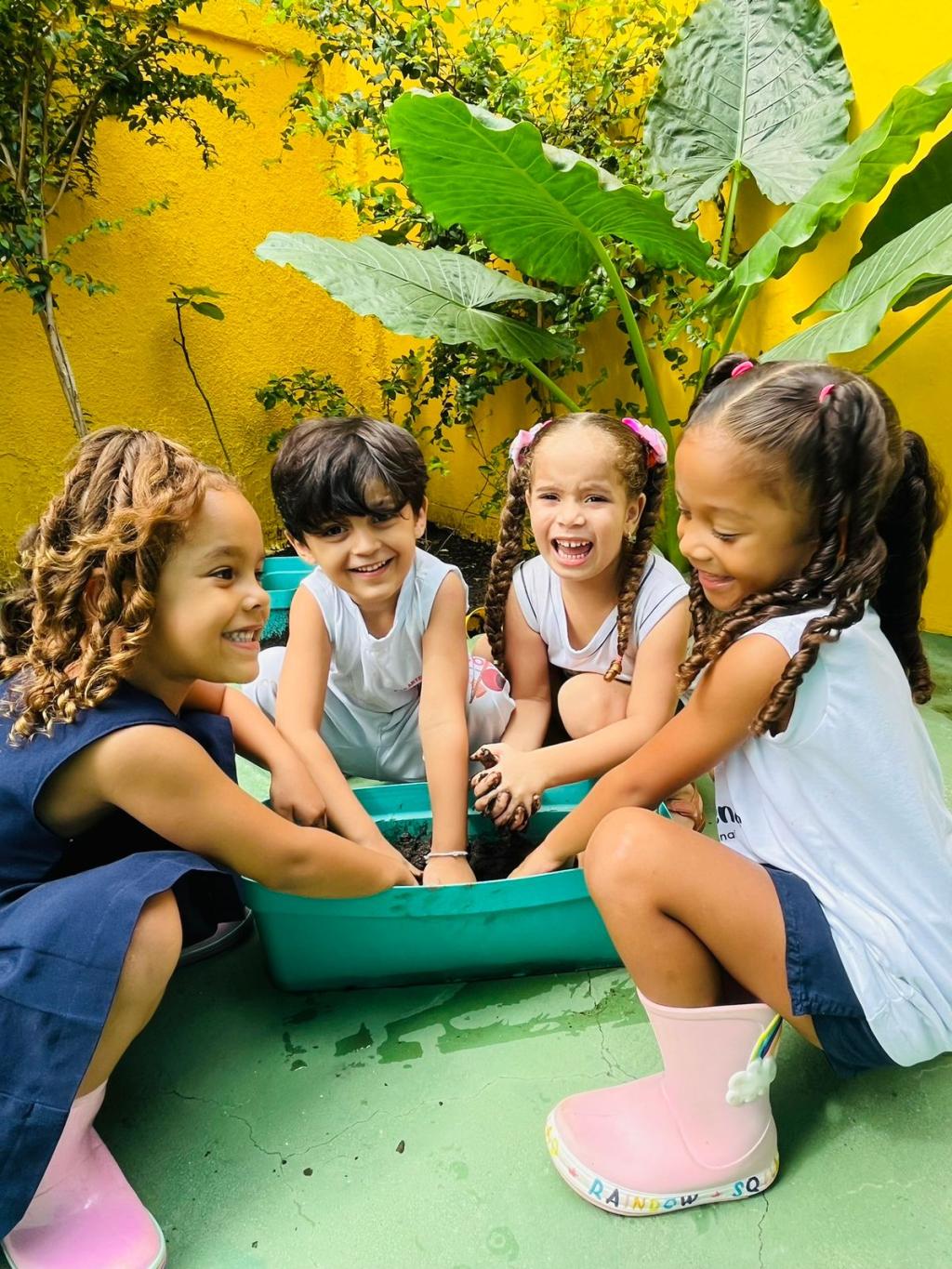 As atividades na horta são projetadas para ser interativas e educativas. As atividades na horta são projetadas para ser interativas e educativas.