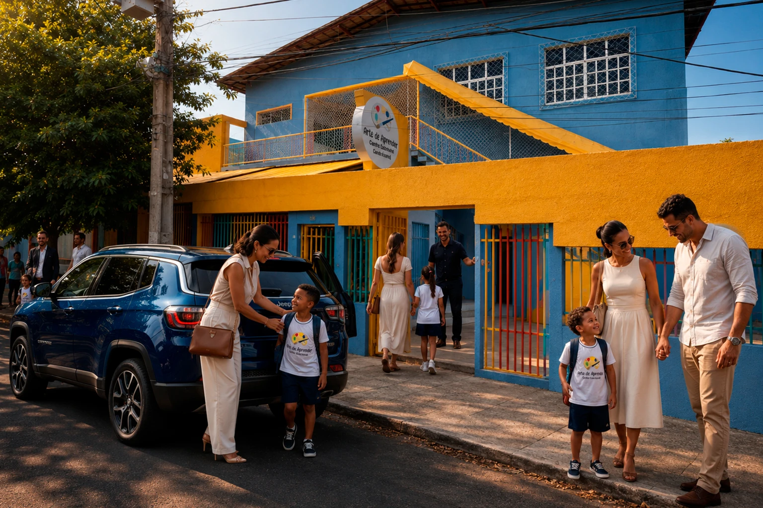 Fachada do Colégio Arte de Aprender
